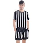 Stripes Geometric Pattern Digital Art Art Abstract Abstract Art Men s Mesh T-Shirt and Shorts Set