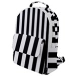 Stripes Geometric Pattern Digital Art Art Abstract Abstract Art Flap Pocket Backpack (Small)