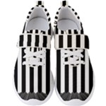 Stripes Geometric Pattern Digital Art Art Abstract Abstract Art Men s Velcro Strap Shoes