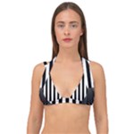 Stripes Geometric Pattern Digital Art Art Abstract Abstract Art Double Strap Halter Bikini Top