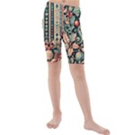 Winter Snow Holidays Kids  Mid Length Swim Shorts