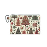 Christmas Decoration Canvas Cosmetic Bag (Small)