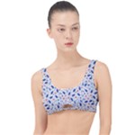 Background Pattern Floral Leaves Flowers The Little Details Bikini Top