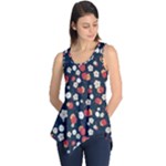 Flowers Pattern Floral Antique Floral Nature Flower Graphic Sleeveless Tunic