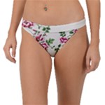 Vintage Flower Art Artwork Blooming Blossom Botanical Botany Nature Floral Pattern Band Bikini Bottoms