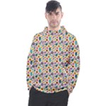 Floral Flowers Leaves Tropical Pattern Men s Pullover Hoodie