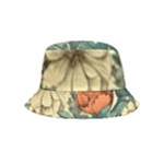 Flowers Pattern Texture Art Colorful Nature Painting Surface Vintage Bucket Hat (Kids)