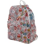 Vintage Floral Flower Art Nature Blooming Blossom Botanical Botany Pattern Top Flap Backpack