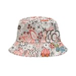 Vintage Floral Flower Art Nature Blooming Blossom Botanical Botany Pattern Inside Out Bucket Hat