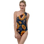 Flowers Pattern Spring Bloom Blossom Rose Nature Flora Floral Plant To One Side Swimsuit
