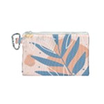 Summer Pattern Tropical Design Nature Green Plant Canvas Cosmetic Bag (Small)