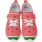 Watermelon Melon Fruit Healthy Food Meal Breakfast Lunch Juice Lemonade Summer Men s Velcro Strap Shoes