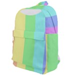 Rainbow Cloud Background Pastel Template Multi Coloured Abstract Classic Backpack