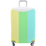 Rainbow Cloud Background Pastel Template Multi Coloured Abstract Luggage Cover (Large)