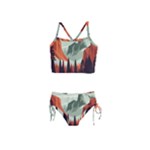 Mountain Travel Canyon Nature Tree Wood Girls  Tankini Swimsuit