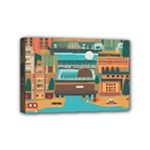 City Painting Town Urban Artwork Mini Canvas 6  x 4  (Stretched)