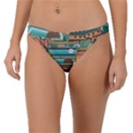 City Painting Town Urban Artwork Band Bikini Bottoms