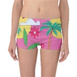 Ocean Watermelon Vibes Summer Surfing Sea Fruits Organic Fresh Beach Nature Boyleg Bikini Bottoms