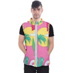 Ocean Watermelon Vibes Summer Surfing Sea Fruits Organic Fresh Beach Nature Men s Puffer Vest