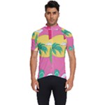 Ocean Watermelon Vibes Summer Surfing Sea Fruits Organic Fresh Beach Nature Men s Short Sleeve Cycling Jersey