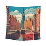 London England Bridge Europe Buildings Architecture Vintage Retro Town City Square Tapestry (Small)