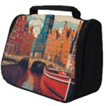 London England Bridge Europe Buildings Architecture Vintage Retro Town City Full Print Travel Pouch (Big)