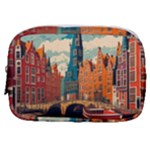 London England Bridge Europe Buildings Architecture Vintage Retro Town City Make Up Pouch (Small)