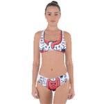 Health Gut Health Intestines Colon Body Liver Human Lung Junk Food Pizza Criss Cross Bikini Set