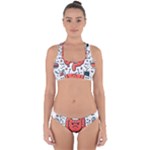 Health Gut Health Intestines Colon Body Liver Human Lung Junk Food Pizza Cross Back Hipster Bikini Set