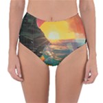 Pretty Art Nice Reversible High-Waist Bikini Bottoms