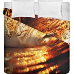 Wave Art Mood Water Sea Beach Duvet Cover Double Side (King Size)