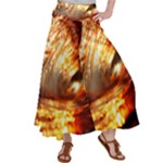 Wave Art Mood Water Sea Beach Women s Satin Palazzo Pants