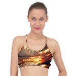 Wave Art Mood Water Sea Beach Basic Training Sports Bra