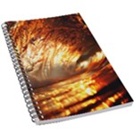 Wave Art Mood Water Sea Beach 5.5  x 8.5  Notebook