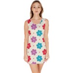 Abstract Art Pattern Colorful Artistic Flower Nature Spring Bodycon Dress
