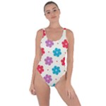Abstract Art Pattern Colorful Artistic Flower Nature Spring Bring Sexy Back Swimsuit