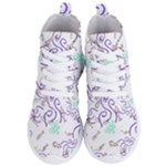 Fish Lilies Sea Aquatic Flowers Algae Bubble Animal Wildlife Nature Ocean Women s Lightweight High Top Sneakers