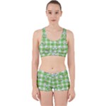 Frog Cartoon Pattern Cloud Animal Cute Seamless Work It Out Gym Set