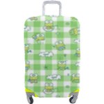 Frog Cartoon Pattern Cloud Animal Cute Seamless Luggage Cover (Large)