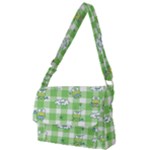 Frog Cartoon Pattern Cloud Animal Cute Seamless Full Print Messenger Bag (S)