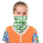 Frog Cartoon Pattern Cloud Animal Cute Seamless Face Covering Bandana (Kids)