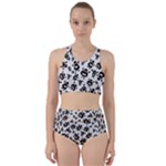 Bacteria Virus Monster Pattern Racer Back Bikini Set