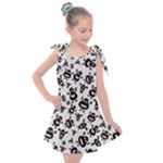 Bacteria Virus Monster Pattern Kids  Tie Up Tunic Dress