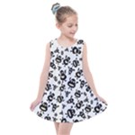 Bacteria Virus Monster Pattern Kids  Summer Dress