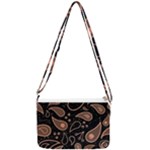 Background Beautiful Decorative Wallpaper Decor Backdrop Digital Graphic Design Trends Unique Style Double Gusset Crossbody Bag