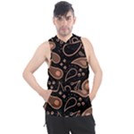 Background Beautiful Decorative Wallpaper Decor Backdrop Digital Graphic Design Trends Unique Style Men s Sleeveless Hoodie