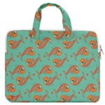 Cute Fish Underwater Sea Ocean Nature Aquarium Goldfish Marine Water MacBook Pro 13  Double Pocket Laptop Bag