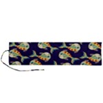 Fish Abstract Animal Art Nature Texture Water Pattern Marine Life Underwater Aquarium Aquatic Roll Up Canvas Pencil Holder (L)