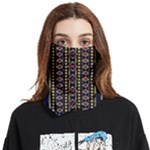 Background Art Pattern Design Face Covering Bandana (Two Sides)