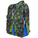 Peacock Bird Feathers Pheasant Nature Animal Texture Pattern Classic Backpack